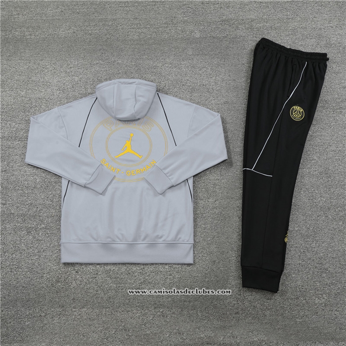 Fato de Treino Hoodie
 Paris Saint-Germain Jordan 2023 Crianca
 Cinza
